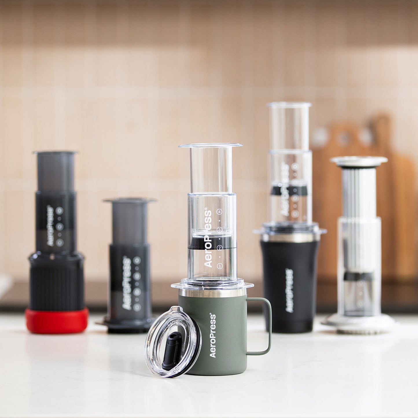 Aeropress Travel Coffee Mug - Green