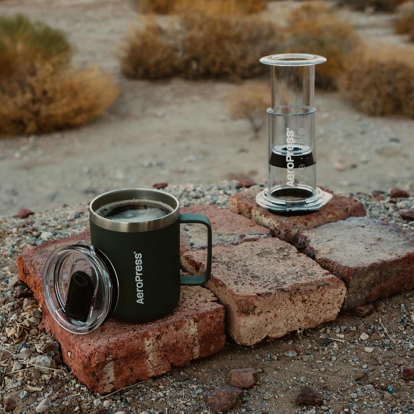 Aeropress Travel Coffee Mug - Green