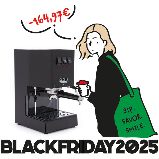 CRNI PETAK - Gaggia CLASSIC E24 Thunder Black - Color Vibes