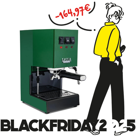 CRNI PETAK - Gaggia CLASSIC E24 Jungle Green - Energetske vibracije