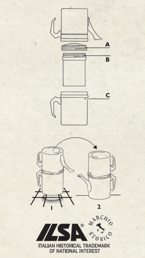 Cafetiere NAPOLETANA 3-4T