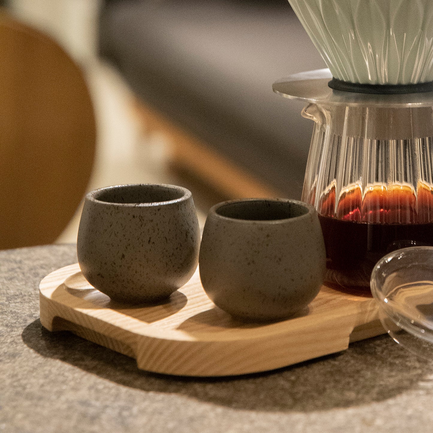 Loveramics čaša za degustaciju orašastih plodova - granitna