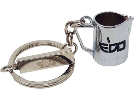 POT KEYRING - Chrome