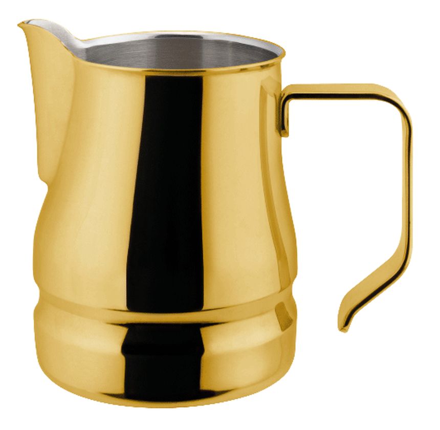 Lonček za penjenje mleka EVOLUTION ZLAT INOX - coffeetime.si