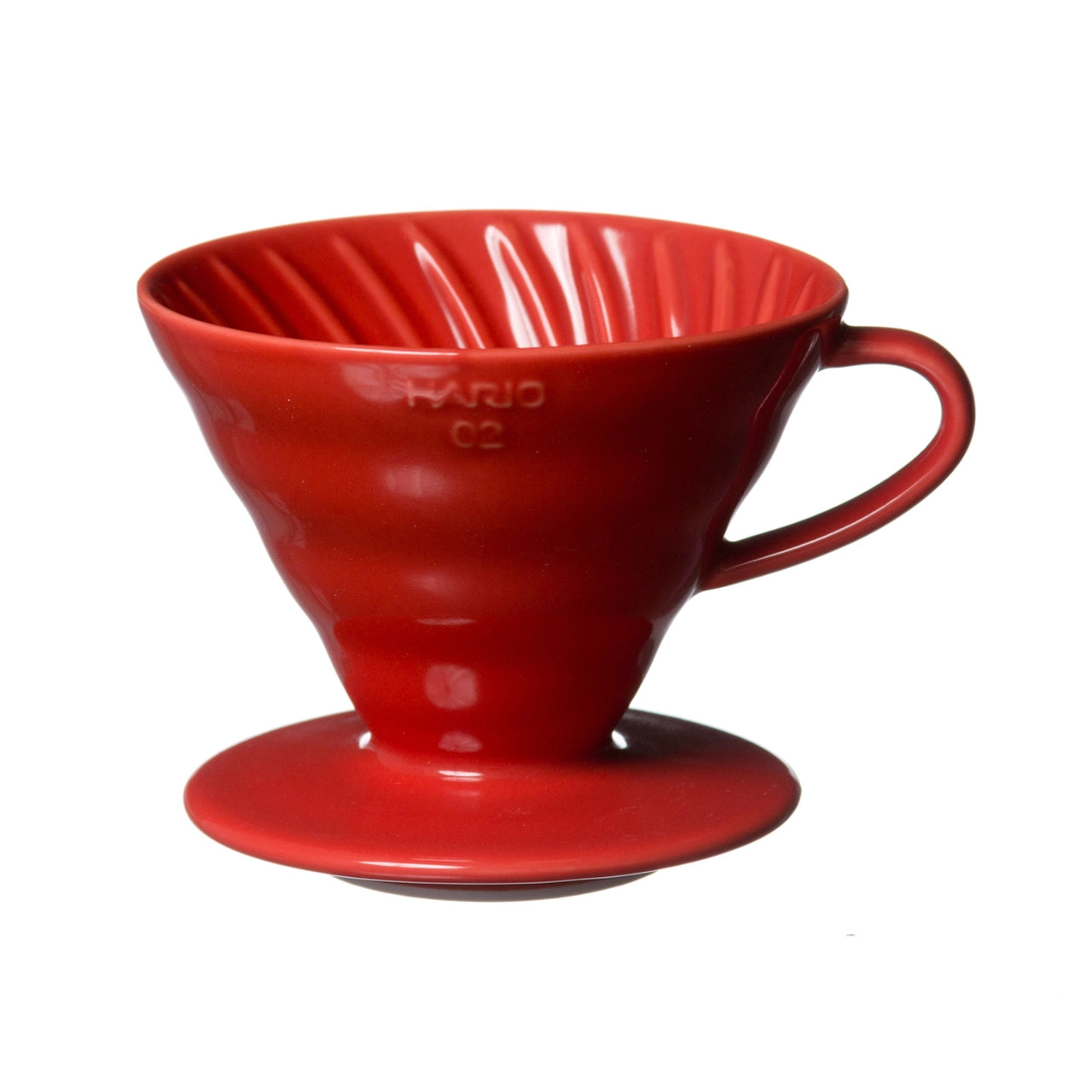 HARIO V60 DRIPPER - RDEČ-KERAMIČEN - coffeetime.si